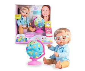 Nenuco Jouons-Nous à deviner ?, Poupée bébé de 35 cm au Corps Dur, Jouet interactif avec Technologie de Reconnaissance vocale, Peut deviner ce Que Vous Pensez, +3 Ans, célèbre (NFN99000)