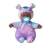 Nenuco - Monster Friends, Poupon 15 cm Corps Souple, Pyjama Petit Monstre, Modèle Violet, pour Les Enfants dès 10 Mois, NFNB14