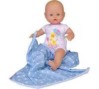 Nenuco Newborn - Poupée avec couverture et robe - Poupée avec sons de bébé (Famosa 700015452)
