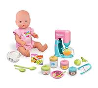 Nenuco - Que mangeons-Nous Aujourd'hui? Poupée bébé avec Accessoires de Nouriture, 2 Jouets électroniques, mixeur, cuillères, pour Enfants à partir de 4 Ans