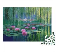Nénuphar - Dark Green Feuilles 1000pcs (75x50cm) Puzzles Adaptés Aux Adultes Et Aux Personnes Âgées De 14 Ans Et Plus