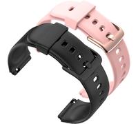 Nenv-19mm Bracelets De Montre Pour Hama 5910,Id205l Silicone Sport Remplacement Pour Grv Fc1,Fitpolo H205l Watchband Compatible Avec Blackvie Sw01,Letscom,Lifebe,Willful,Yama Id215g,Sw025,Te021