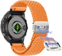 NENV-Quickfit 22Mm Tressée Bracelet Pour Garmin Fenix 8/Fenix E 47Mm/Fenix 7 Pro/Fenix 7/Fenix 6/Fenix 6 Pro,Femmes Hommes Magnétique Nylon Bracelet Pour Garmin Descent G2/Tactix 8 47Mm