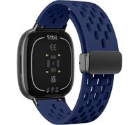 Nenv-Silicone Bracelet Pour Fitbit Versa 4/Fitbit Versa 3/Fitbit Sense 2/Fitbit Sense Bracelets Magnétique Doux Sport Bracelets De Remplacement Pour Fitbit Versa 4/Fitbit Versa 3