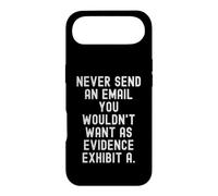 N'envoyez jamais Un e-Mail Que Vous ne voudriez Pas comme Preuve Mindful Coque pour iPhone Air