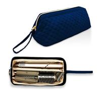 NENYX Sac de voyage pour Shark Flexstyle, étui portable pour sèche-cheveux requin, étanche, résistant à la poussière, aux chocs, fer à friser plat, organiseur de voyage, bleu