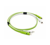 OYAIDE Câble Neo d+ Class B – RCA–RCA 1 m Plat Vert/Blanc