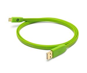 Neo by Oyaide d+ USB A à C - Câble numérique haute vitesse et durable pour DJ, musiciens et producteurs - Vert