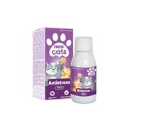 Neo Cats - Sirop Anti-Stress pour Chats - Aide à réduire l'anxiété, Le Stress et l'excitabilité - avec valériane, mélisse et passiflore - 120 ML