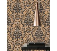 Papier Peints Baroque Attractive intissé 10.05 m x 0.53 m Or Gris Fabriqué en Allemagne A.S. Création 369104 36910-4