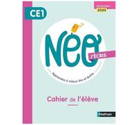 Neo J'écris Ce1 - Cahier De L'élève
