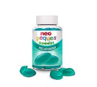 Neo Peques - Melatonin Gommes pour Enfants à Partir de 3 Ans - 30 Sachets (1 Mois) - Ingrédients 100% Naturels - La Gomme Contient de la Mélatonine pour Améliorer le Sommeil - Goût de Mûre