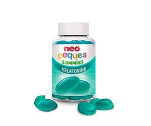 Neo Peques - Melatonin Gommes pour Enfants à Partir de 3 Ans - 30 Sachets (1 Mois) - Ingrédients 100% Naturels - La Gomme Contient de la Mélatonine pour Améliorer le Sommeil - Goût de Mûre