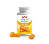 Neo Peques - Vitamin C Gommes pour Enfants à Partir de 3 Ans - 30 Unités (1 Mois) - Ingrédients 100% Natureles - Gummies pour Renforcer le Système Immunitaire et la Croissance - Goût d'Orange