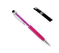 NEO+ QUALITÉ 2-en-1 écran tactile capacitif stylet et stylo à bille avec cristaux (FUCHSIA)