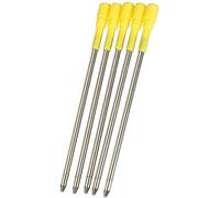 NEO+ Recharges de stylo à bille de 8,1 cm de longueur (5 x ENCRE BLEUE)