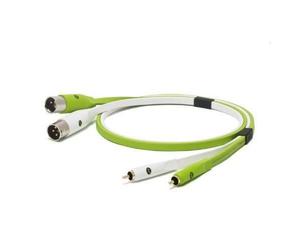 NEO RXMB1M Câble 2x XLR Mâle / 2x RCA mâle - 1m - vert/blanc - NEORXMB1M