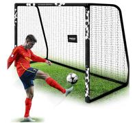 Neo-Sport But de Football pour Enfants et Adultes avec Housse de Protection 300 x 200 x 120 cm Noir/Blanc Hexagone