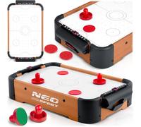 Neo-Sport Table de jeu de hockey sur air - Économie d'énergie - 2 joueurs - Portable - 38 x 21,5 x 7 cm