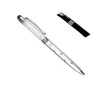 NEO+ Stylet capacitif 2 en 1 pour écran Tactile et Stylo à Bille avec Cristaux Swarovski