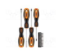 04-196 Set : tournevis Phillips, plat PH1, PH2, SL 6,5 14 pcs NEO TOOLS