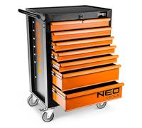 NEO TOOLS 84-222 Servante d'atelier noir orange