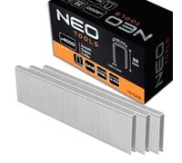 NEO TOOLS Agrafes galvanisées pour souffleur pneumatique (32 mm) | Modèle 14-570, GA18, type 90 (4K), longueur 10-40 mm, 4000 pièces, en fil d'acier, résistant à la corrosion