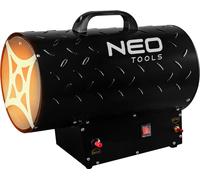 NEO TOOLS Appareil de chauffage à gaz 30kW, pression 0,7 bar, consommation de combustible 2,18 kg/h, débit d'air 1000 m3/h, détendeur, tuyau de 1,5m, piézoélectrique