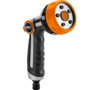 NEO TOOLS Arroseur à pistolet, 5 fonctions de pulvérisation, Pour le jardin, l'arrosage de pelouse, le lavage de voiture, plaque métallique