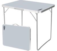 NEO TOOLS Table pliante de pique-nique haute performance - Argenté - Table de camping pliable portable pour l'extérieur - 80 x 60 x 70 cm - Idéale pour le camping, le pique-nique, la cuisine, le