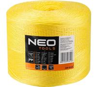 NEO TOOLS Câble en polypropylène 2000 m Câble en polypropylène Outdoor Cordage PP Corde à tresser Câble textile Corde d'amarrage Rope Câble en plastique Polyseil tressé - 2000 m