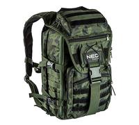 NEO TOOLS CAMO Sac à dos pour artisans professionnels, style camouflage, 100% nylon 600D, bretelles réglables avec rembourrage, 1 anse, 4 poches extérieures, 18 poches intérieures.