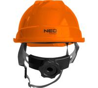 NEO TOOLS Casque industriel avec jugulaire, circonférence réglable 52-64cm, matériel : ABS, ceinture à 6 points, jugulaire à 4 points, plage de température -30°C/+50°C