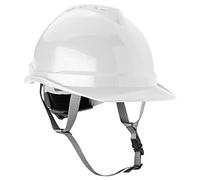 Casque industriel avec jugulaire, blanc