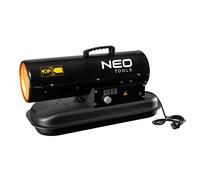 NEO TOOLS Chauffage au fioul 20kW, réservoir 19l, consommation de combustible 1,9l/h, débit d'air 550 m3/h, sans roues