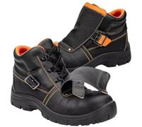 NEO TOOLS Chaussures de sécurité pour homme - Antidérapantes - En cuir - Respirantes - Légères - Pointure 39-47