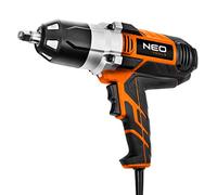 NEO TOOLS Clé à chocs électrique 1020 W, 950 Nm max couple 950 Nm, puissance 1020 W, doublure 1/2", vitesse de rotation 2600 tr/min, avec 4 douilles 17, 19, 21, 22 mm