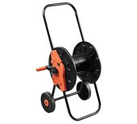 NEO TOOLS Dévidoir de Tuyau d'arrosage pour Tuyau de 60 m 1/2" ou 20 m 3/4", Construction Stable et Robuste, Guide Qui répartit uniformément Le Tuyau