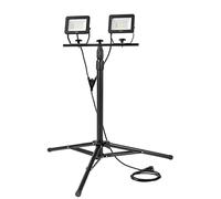 NEO TOOLS Double réflecteur - Puissance : 2 x 30 W - 5400 lm - 230 V 50 Hz - LED SMD - Durée de fonctionnement : 25 000 h - 6500 K - Boîtier en aluminium - IP65 - CRI Ra ≥ 80 - Angle d'éclairage : 120