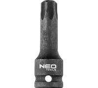NEO TOOLS Douilles à choc, douille pour clé à choc, noix de frappe robuste, en acier au chrome-molybdène, pour outils pneumatiques et clés à cliquet, type : TORX (T70)