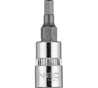 NEO TOOLS embout hexagonal, solide embout hexagonal, sur embout 1/4", court, 37 mm, acier CrV, le soi-disant entraînement, il se monte facilement dans un tournevis ou un tournevis (H4)