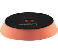 NEO TOOLS Eponge de polissage Pad de polissage 130 x 150 mm x 25 mm, éponge abrasive, vitesse maximale 3000 tr/min, avec velcro (éponge moyenne)