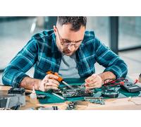 NEO TOOLS Fer à souder sans fil 4V, adaptateur secteur USB (type-C), batterie Li-Ion, 4V, 18650 2500 mAh, temps de préparation 60 s, temps de fonctionnement 45 min, temps de charge 3 h