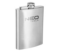 NEO TOOLS Flasque en acier inoxydable 220ml - Anti-fuite - Pour porter de l'alcool - Convient pour la randonnée - Bouteille de whisky - Cadeau pour homme