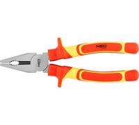 NEO TOOLS Format Pince combinée 200 mm VDE, polie, poignée bi-matière, acier CrV, certificat