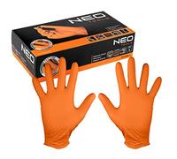 Boite de 50 gants nitrile perforés oranges NEOTOOLS