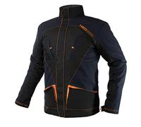 NEO TOOLS Garage Sweat de travail 100 % coton Ripstop 210 g/m² en coton Ripstop pour une grande résistance et une résistance à la déchirure, certifié CE, bleu, XL