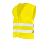 NEO TOOLS Gilet de sécurité jaune 100% polyester réfléchissant de 2ème classe - Fermeture avant avec fermeture Velcro (as3, alpha, taille unique, regular, XXL)