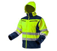 NEO TOOLS Veste de sécurité thermique EN 20471 - Orange - Jaune fluo - Veste de travail - Veste de sécurité - Taille S - Jaune fluo
