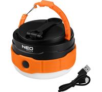 NEO TOOLS Lampe de camping 500 lumen, Lanterne de camping LED Lampe de camping portable, 4 niveaux de luminosité Lampe de camping pour le camping